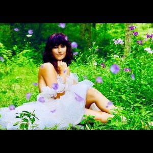 White Bella style dress